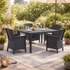 BICA Essgruppe Lido | Esstisch & 4 Sessel | Wetterfeste Produktbild-Vorschau 1