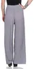 Damen Sommer Chiffon Hose Sommer Strandhose Lässig Grau Produktbild-Vorschau 6