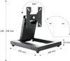 Standfeste Halterung EXTREME | Vollmetall Touchscreens POS Produktbild-Vorschau 6