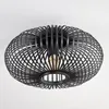 Aidone Deckenlampe aus Metall/Bambus in Schwarz Produktbild-Vorschau 8