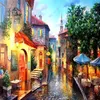 Malen nach Zahlen "Altstadt" 40x50cm mit Rahmen und Produktbild-Vorschau 2