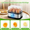 Eierkocher für 6 Eier, Dampfgarer, für Frühstückseier von Produktbild-Vorschau 4