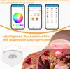 Collage of product images and lifestyle shots showing people enjoying music and lights. Produktbild-Vorschau