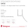 STEIGNER Duschtürdichtung gebogen UK12 80 cm (1 Stk.) Produktbild-Vorschau 2