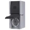 JUNG 871W - Drucktasten-Schalter - Schwarz - Weiß - IP44 - Produktbild-Vorschau 2