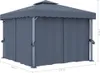 Padiglione con tenda 3x3 m in alluminio antracite Anteprima dell’immagine prodotto 4