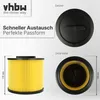 vhbw Faltenfilter kompatibel mit Thomas Junior 1516, 1216, Produktbild-Vorschau 4