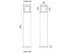 Trio Leuchten WITHAM LED Wegeleuchte, IP54, 80 cm hoch, Produktbild-Vorschau 12