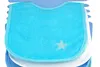 Bavoir bébé avec velcro coton 0+ bleu blanc turquoise 4pcs Voir les images du produit 14