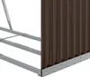 vidaXL Přístřešek na palivové dřevo hnědý 120x45x100 cm Náhled obrázku produktu 6