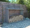 Wiata na drewno G21 WOH 181 - 242 x 75 cm, antracytowa Podgląd zdjęcia produktu 9
