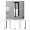 The Living Store Vešiak na uteráky Black 25x20x95 cm Iron Náhľad obrázku produktu 8