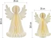 Vánoční papíroví andělé se stojánkem, 2 ks, 28/38 cm, vnitřní Podgląd zdjęcia produktu