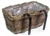 VAN DER LEEDEN Balkonkorb Rattan Grau rechteckig Produktbild-Vorschau 7