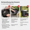 Premium Gusseisen Kazan 15L Schwenktopf Plov mit Bügel und Produktbild-Vorschau 8