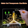 led zeichenbrett,Acryl Notiztafel mit 7 Farben Stift,Mit Produktbild-Vorschau 4