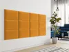 Čalúnený nástenný panel 50x30 PAG - žltý Náhľad obrázku produktu 1
