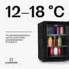 KlarsteinBrooklyn 42, mini lodówka, szklane drzwi, LED, Podgląd zdjęcia produktu 4