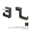 Two black headphone hooks are shown against a white background, with dimensions and load capacity indicated by text and graphics. Produktbild-Vorschau