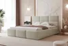 Polsterbett VIVIEN 140x200 Greige Boucle Teddy-Stoff mit Produktbild-Vorschau 3