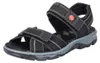 Rieker Damen Trekkingsandalen schwarz, Damen:38 EU Produktbild-Vorschau 43