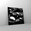 Bilder auf glas - Chrom Metall Reflexion - 40x40cm - Produktbild-Vorschau 4