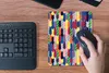 MuchoWow® Mauspad Mousepad Krawatte - Regenbogen - Muster Produktbild-Vorschau 4