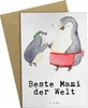 Mr. & Mrs. Panda Grußkarte Pinguin Beste Mami der Welt - Produktbild-Vorschau 1