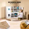 SucceBuy Rohová drevená hracia kuchynka, sada hračiek so Náhľad obrázku produktu 4