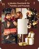 EDISHINE LED Zestaw 2 lampek nocnych ze ściemniaczem Podgląd zdjęcia produktu 6
