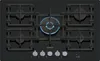 Siemens iQ700, Gaskochfeld, 75 cm, Hartglas, Schwarz, Produktbild-Vorschau 1