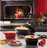 PYREX Slow Cook Bratentopf rund, mit Deckel, ø: 200 mm, rot Produktbild-Vorschau 4