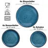 Moritz & Tafelservice 18-tlg Blau Reaktiv Produktbild-Vorschau 6