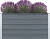 vidaXL Zvýšená posteľ 100 x 100 x 45 cm Pozinkovaná oceľ Náhľad obrázku produktu 6