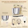 SUNCOK Batidora Amasadora 1500W, 2 cubetas de acero Vista previa de la imagen del producto 9