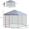 Kurnik PawHut z wolnym wybiegiem, 4 x 3,46 x 2,63 m, Podgląd zdjęcia produktu 3
