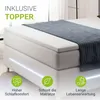 Juskys Boxspringbett Norfolk 180 x 200 cm – LED Produktbild-Vorschau 7
