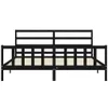 vidaXL Massivholzbett mit Kopfteil Schwarz 200x200 cm -  Produktbild-Vorschau 12