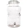 1x 6.5L Getränkespender aus Glas - Groß Küche Party Wasser Produktbild-Vorschau 1