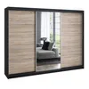 Schwebetürenschrank 200 cm, 3-türig, mit Spiegel & 4 Produktbild-Vorschau 2