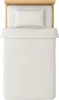 Jersey Kinder Bettwäsche 100x135cm 40x60cm Weiss Produktbild-Vorschau 2