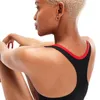 Speedo Placement Bikini für Damen Schwarz/Rot, Größe:36 Produktbild-Vorschau 6