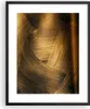 Gerahmtes Poster - Schwarzer Rahmen - Abstraktion Gold Produktbild-Vorschau 1