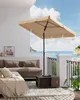 SONGMICS Sonnenschirm 180 x 125 cm UPF 50+ Sonnenschutz Produktbild-Vorschau 1