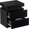 CLIPOP table de nuit set de 2, avec LED RGB, 2 tiroirs, Voir les images du produit 8