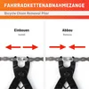 Fahrrad Kettennieter & Kettenschloss-Zange Set – Multitool Produktbild-Vorschau 4