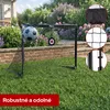 KM-Fit Futbalové bránky 2 ks 120 x 90 cm, skladacie Náhľad obrázku produktu 6
