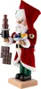Weihnachtsmann Schokobrunnen (48,5cm) Nussknacker von Produktbild-Vorschau 2