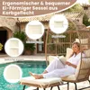 COSTWAY Fotel koszowy z polyratanu, sofa ogrodowa Fotel Podgląd zdjęcia produktu 5