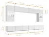 AX LIVING Wohnwand Modern Kossana 1 – 300 cm Breite, Produktbild-Vorschau 7